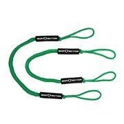 EXTREME MAX Extreme Max 3006.2738 BoatTector Bungee Dock Line Value 2-Pack - 4', Green 3006.2738